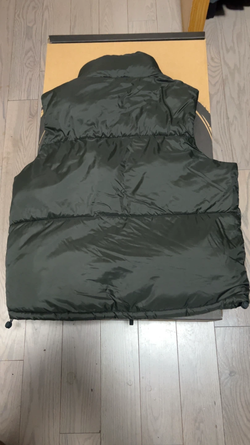 Zara Puffer Vest - Green - Medium - photo 2