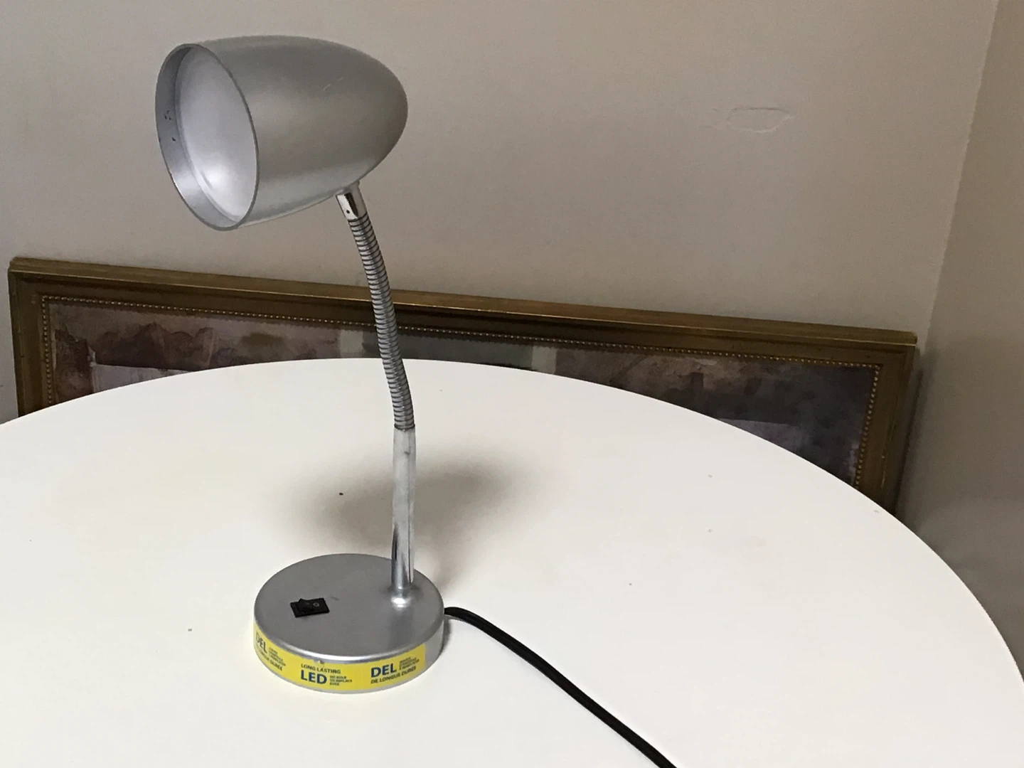 DEL LED Desk Lamp with Gooseneck