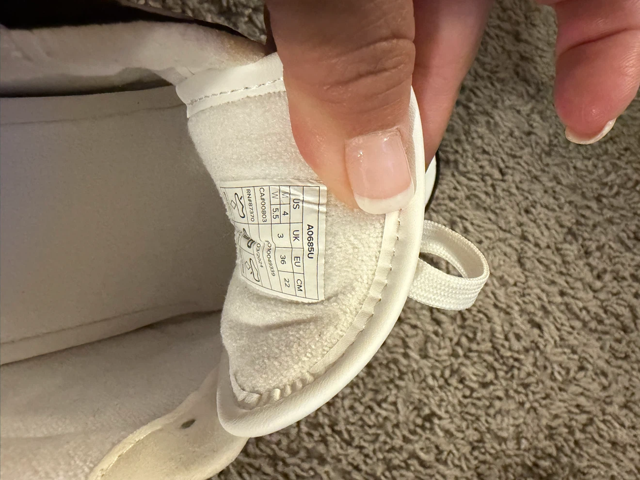ALO YOGA Sneakers White/Black Size 4 - photo 3