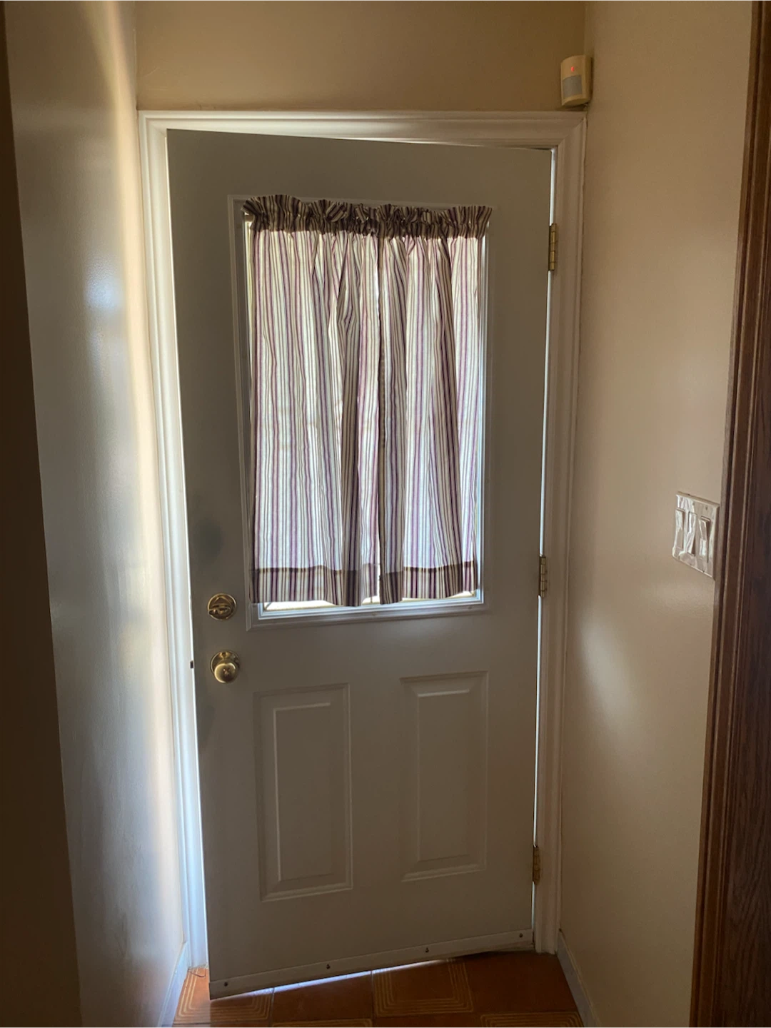 Striped Doorway Curtain