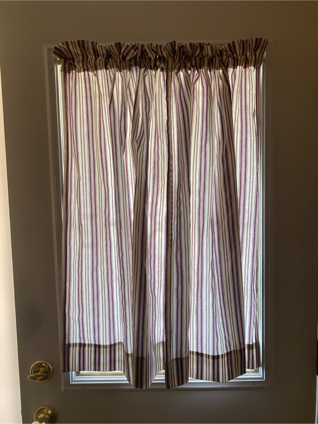 Striped Doorway Curtain - photo 2