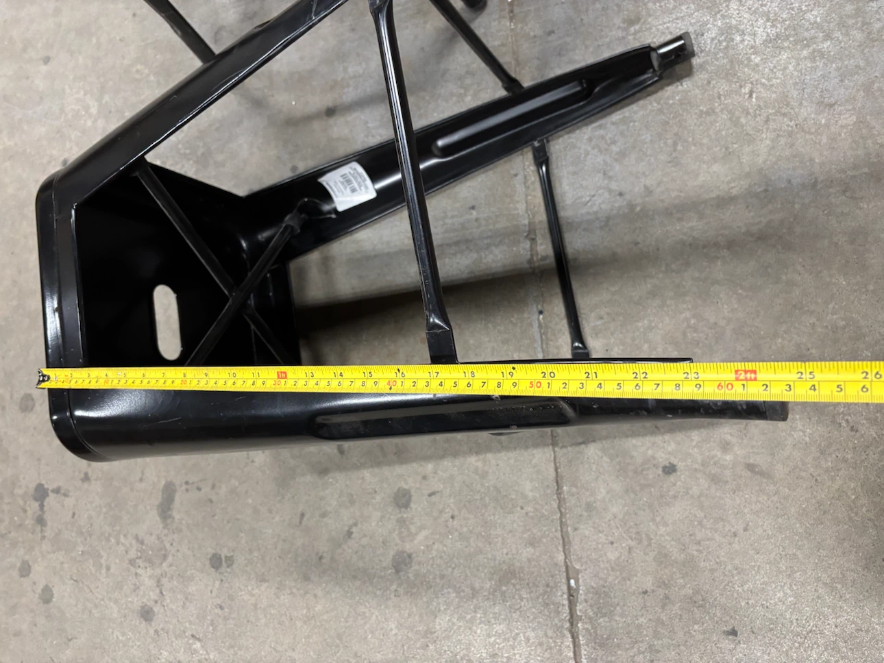 Set of 2 Black Metal Counter Stools - photo 2