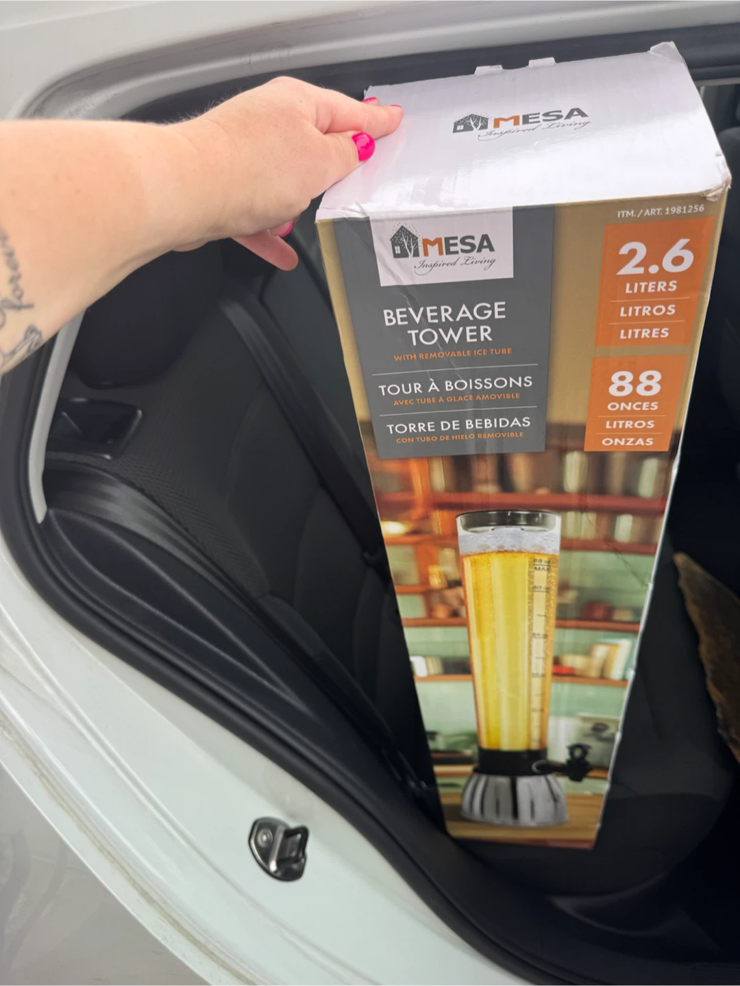 MESA Beverage Tower Drink Dispenser - 2.6 Liters