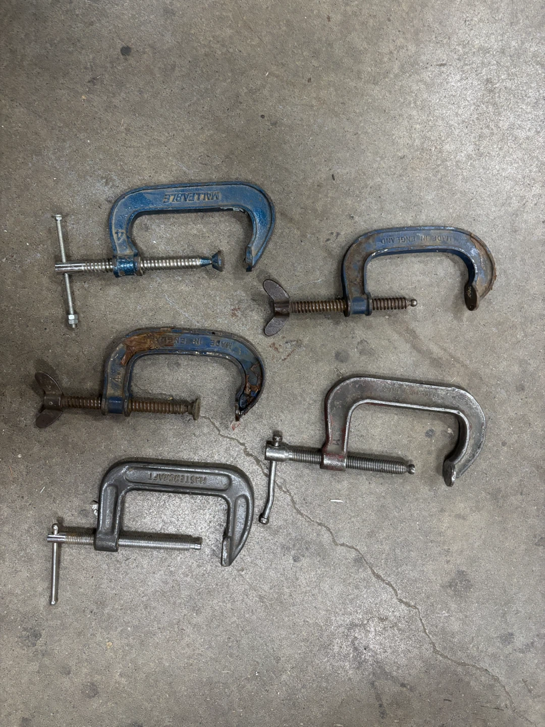 Assorted C-Clamps (Set of 5) - photo 2