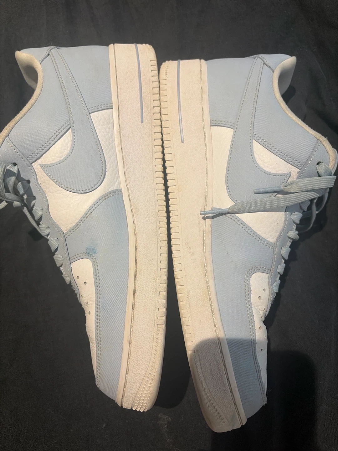 Nike Air Force 1 Light Blue & White Sneakers - photo 3