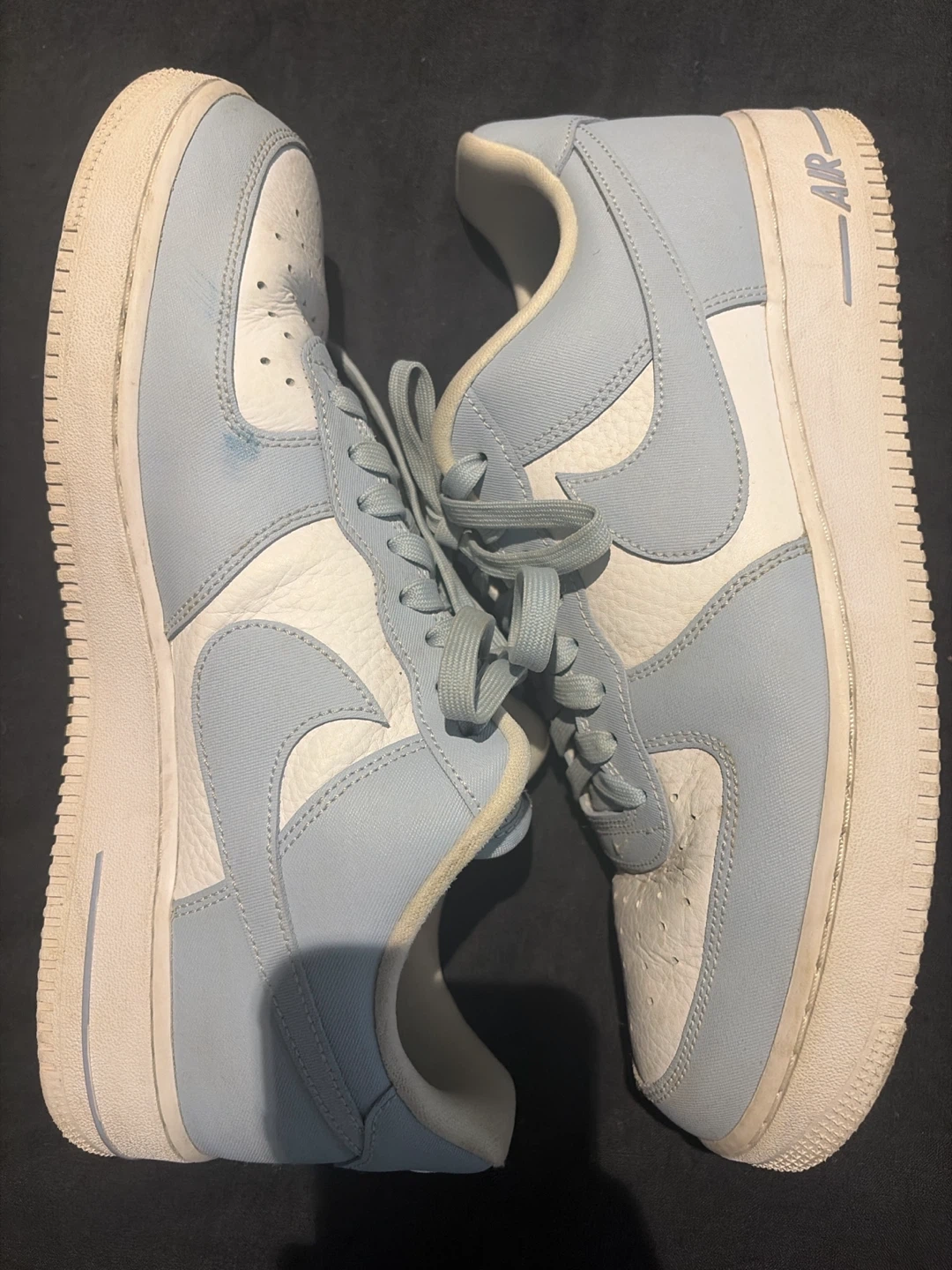 Nike Air Force 1 Light Blue & White Sneakers - photo 5
