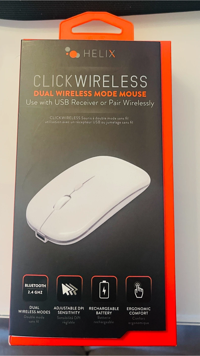 Helix Click Wireless Dual Mode Mouse - brand new