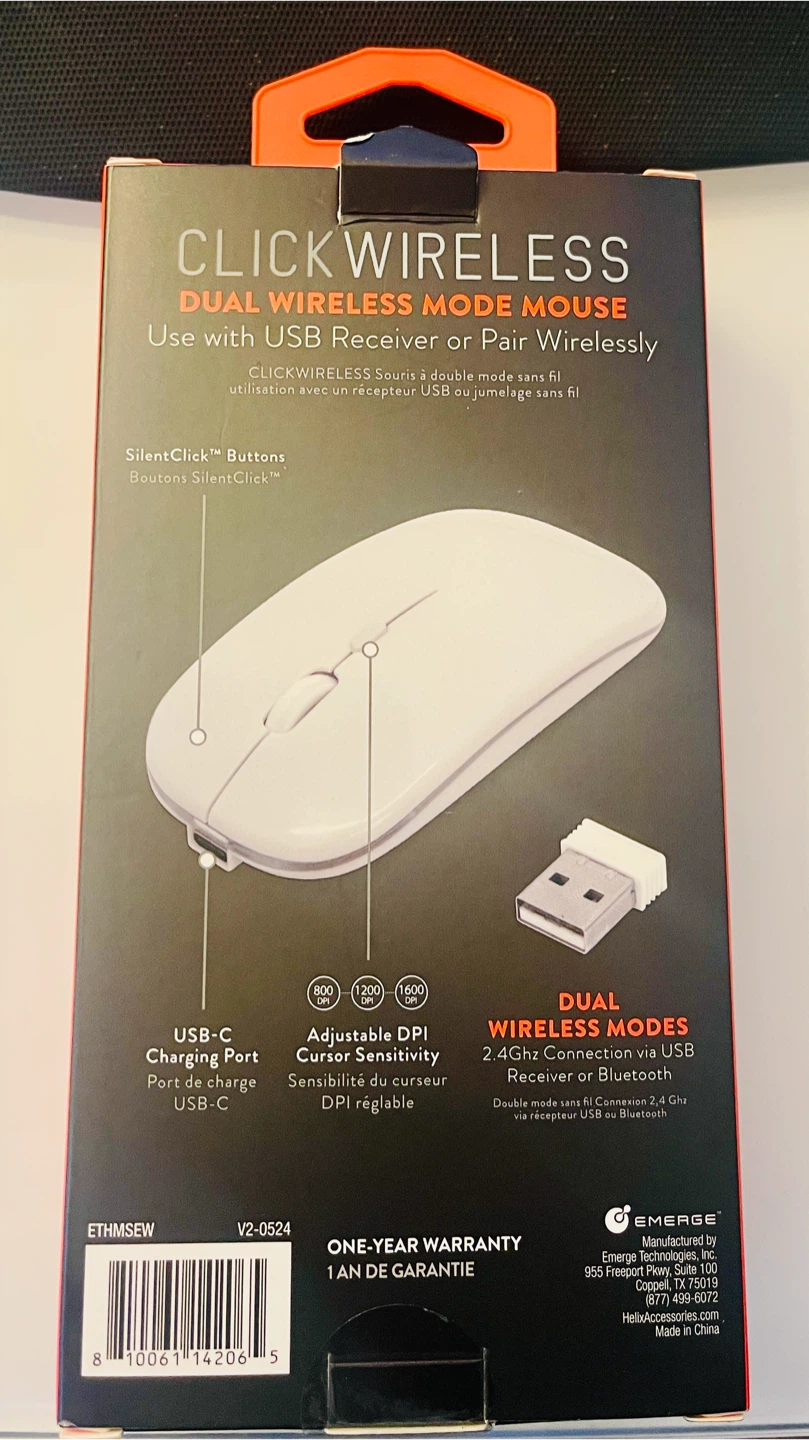 Helix Click Wireless Dual Mode Mouse - brand new - photo 3
