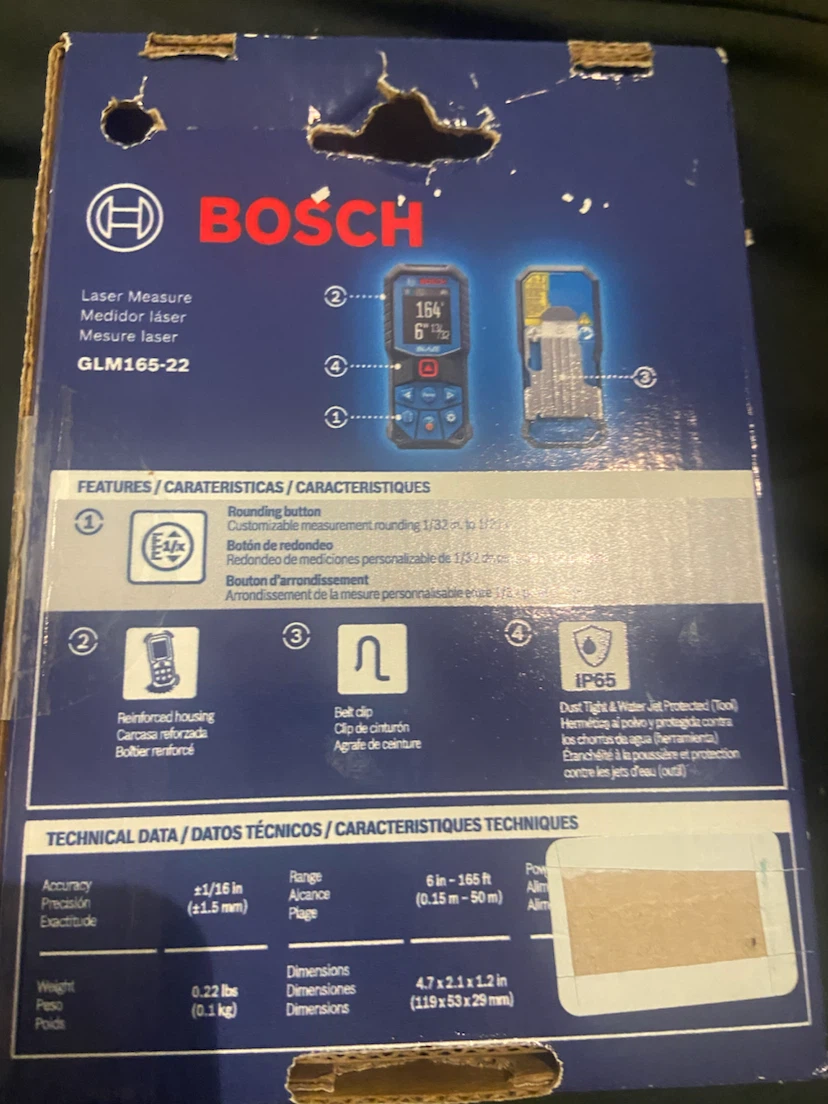 Bosch BLAZE GLM165-22 Laser Measure - photo 4