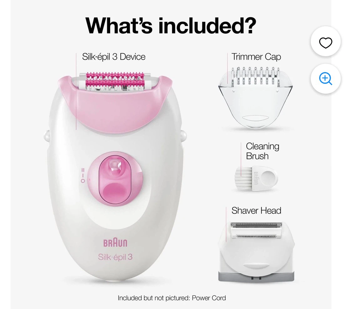 Braun Silk-épil 3 Epilator (NEW) - photo 4