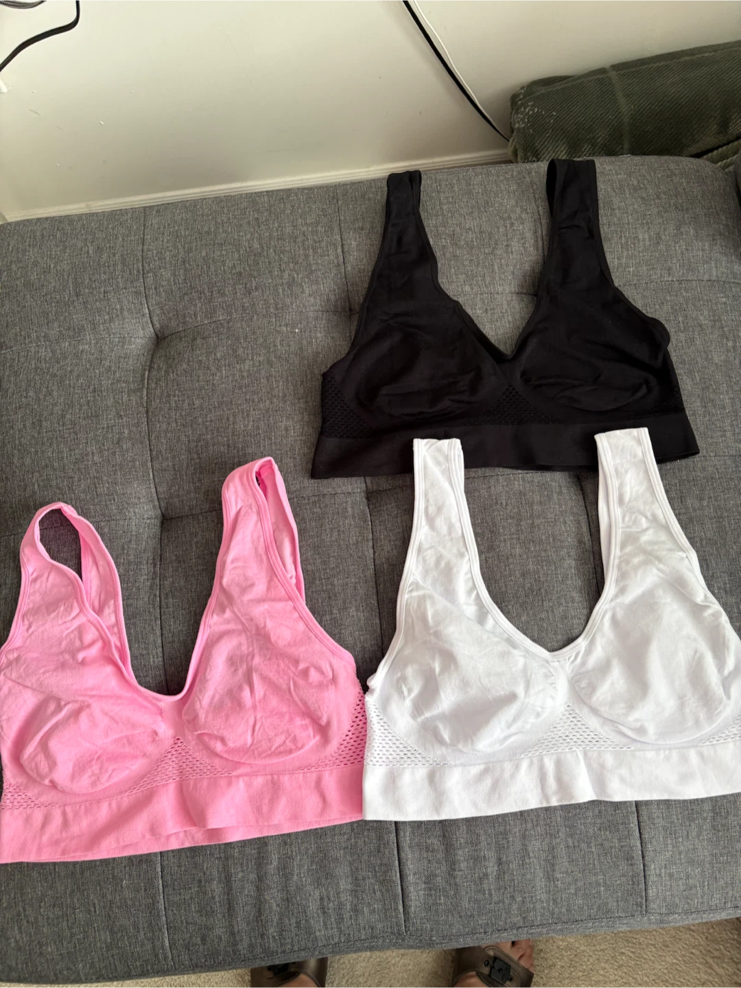 NTYFFE 3XL Seamless Wireless Bras – Set of 3