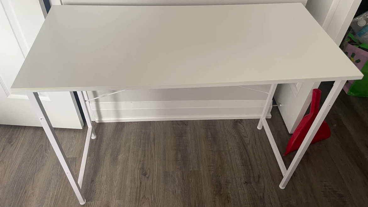 Moving Sale - White Compact Desk - photo 2
