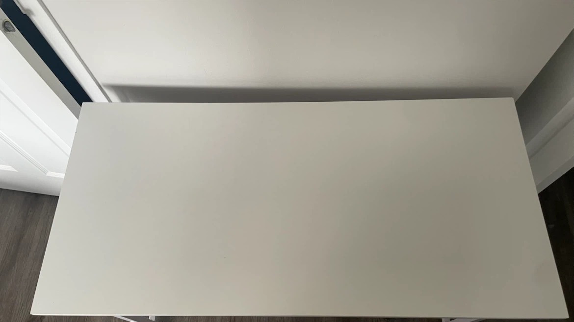 Moving Sale - White Compact Desk - photo 3