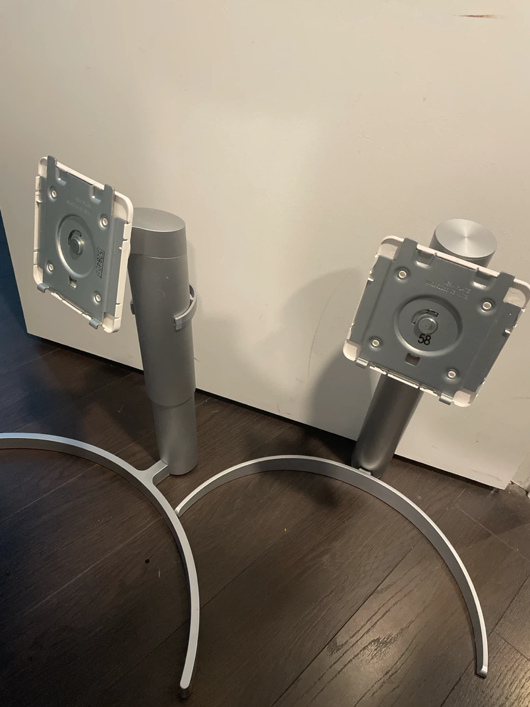 2 Monitor Desk Stands