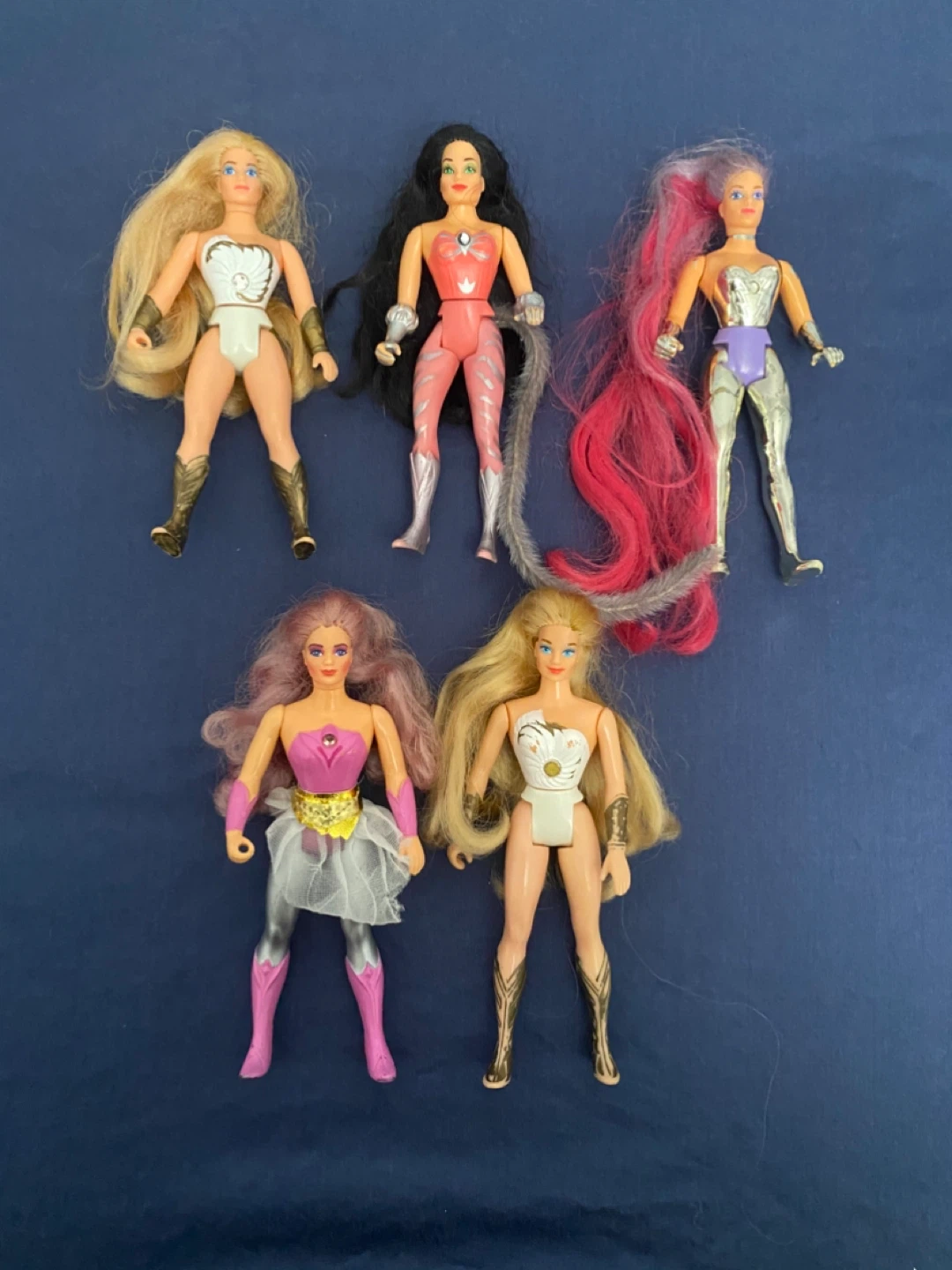 She-Ra princesses of Power Entrapta Glimmer Catra Vtg MOTU 1984