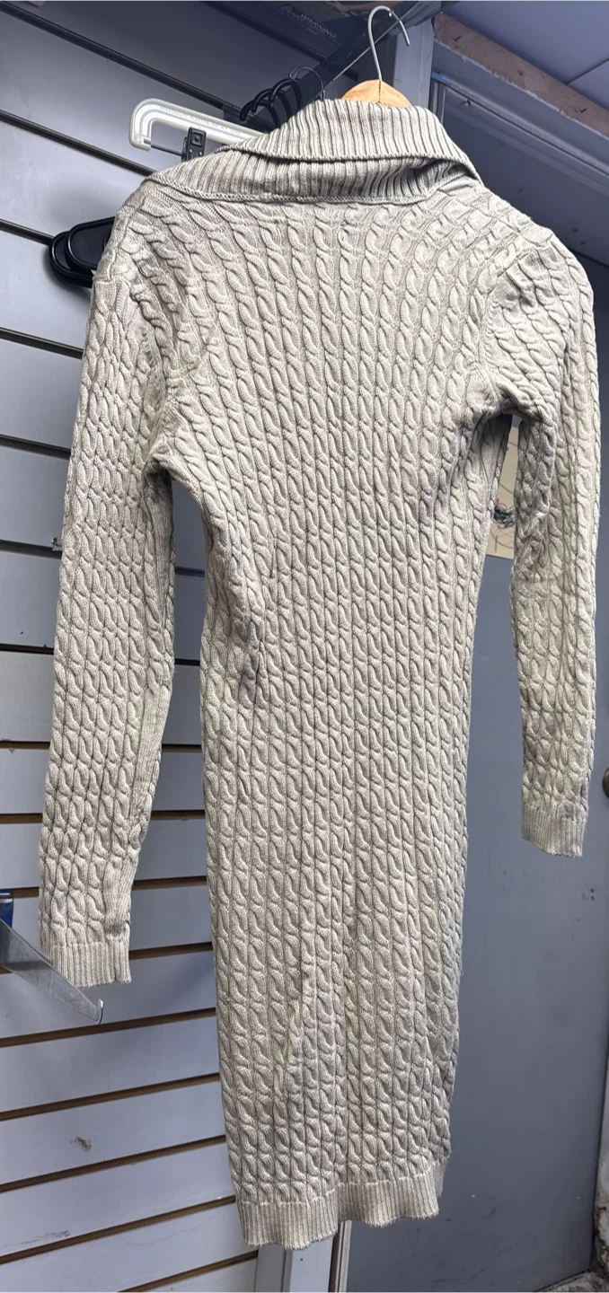 Ellen Tracy Cable Knit Sweater Dress Size S - photo 2