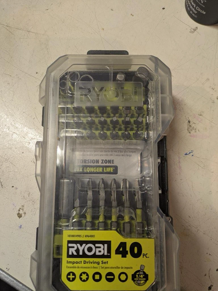 Ryobi 40 Piece Impact Driving Set