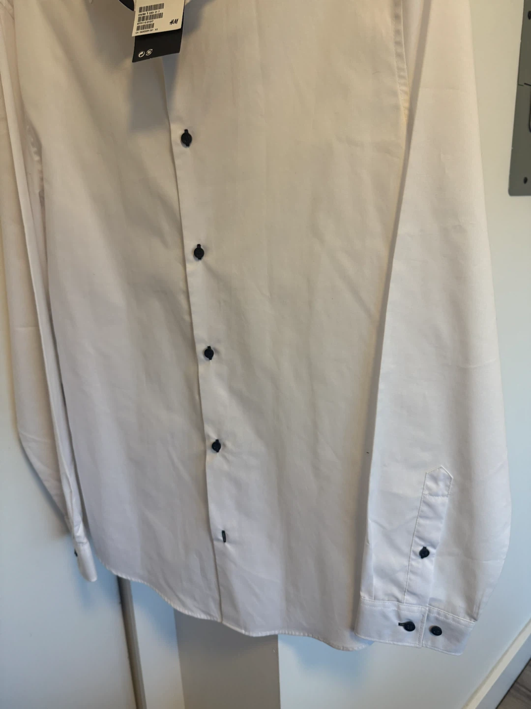 H&M Slim Fit White Dress Shirt - photo 3