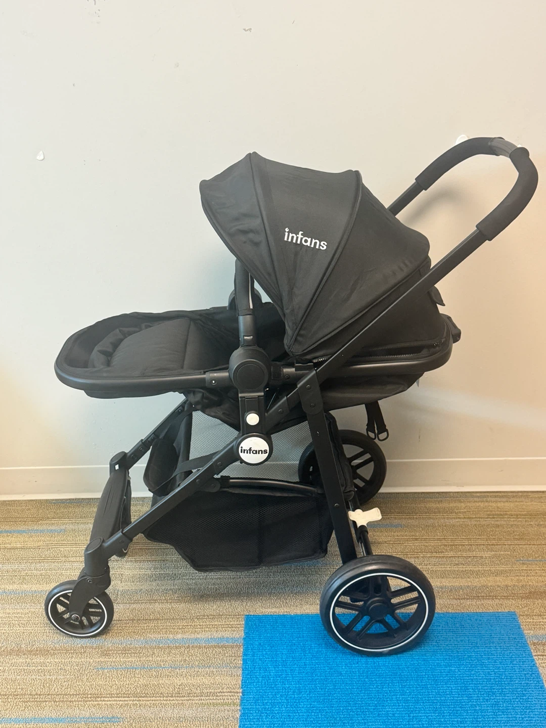 INFANS2-in-1BabyStroller,ReversibleBassinetStroller,Foldable - photo 2