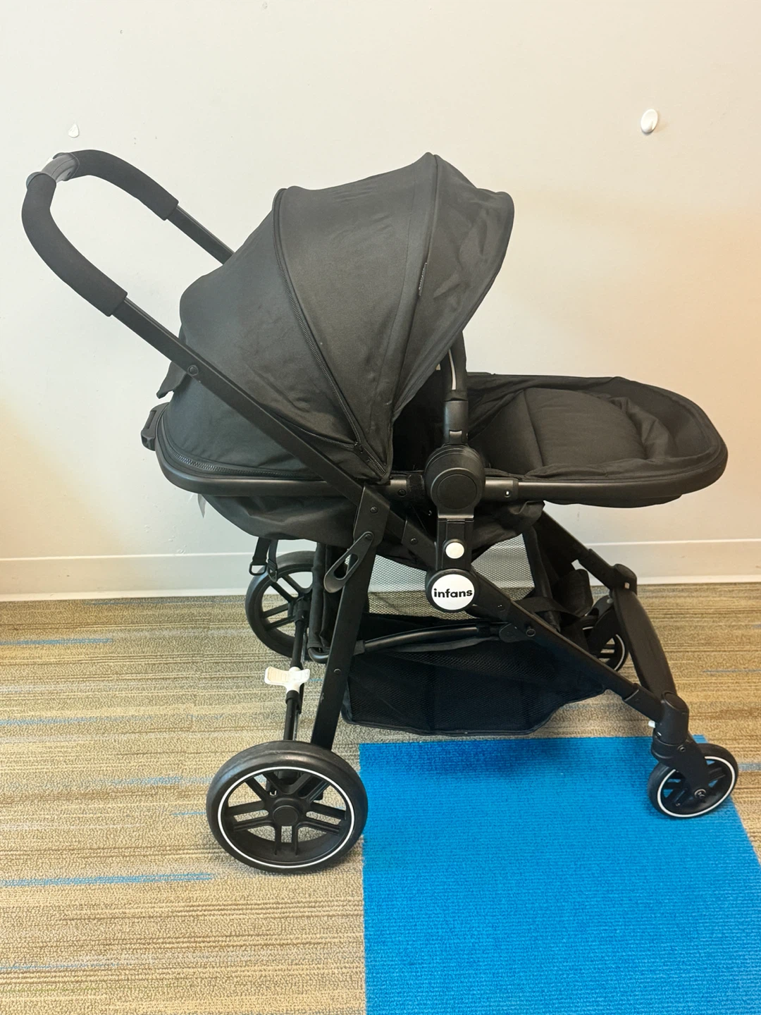 INFANS2-in-1BabyStroller,ReversibleBassinetStroller,Foldable - photo 3