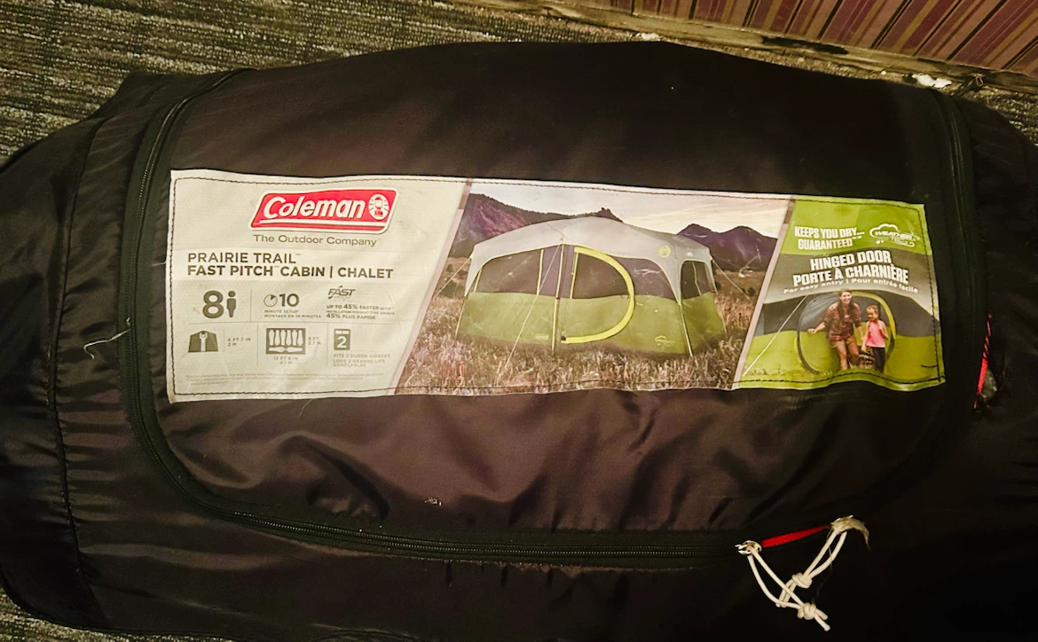 Coleman Prairie Trail 8-Person Fast Pitch Cabin Tent