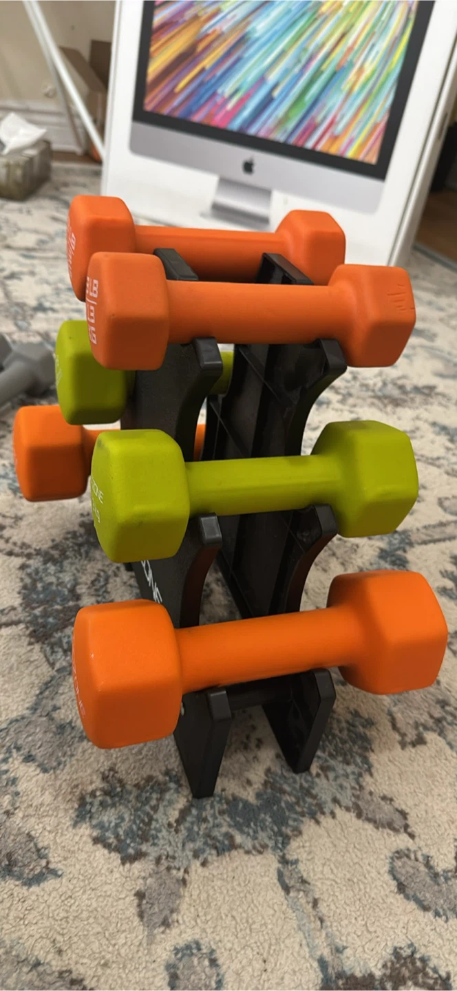 GOZONE Dumbbell Set with Rack - photo 3