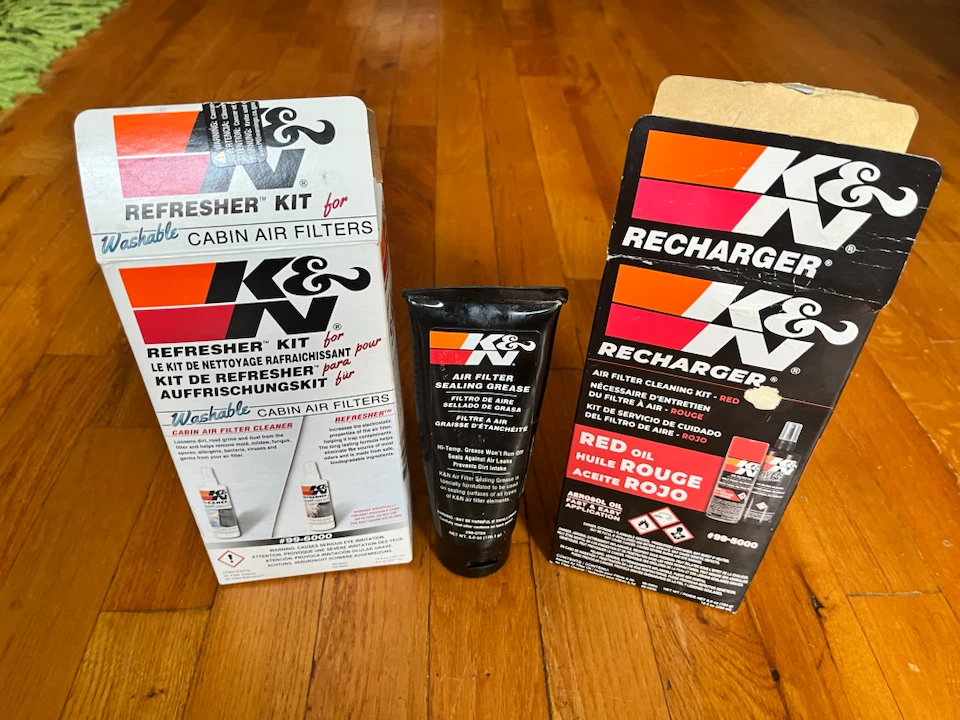 K&N Cabin Air Filter Refresher Kit and Recharger Cleaning Kit
