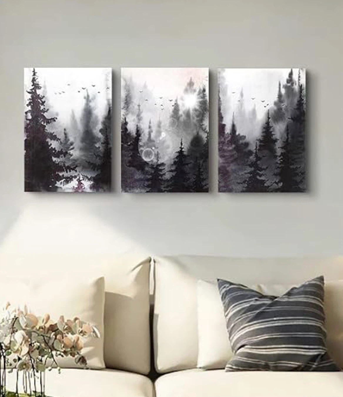 3 piece canvas wall art