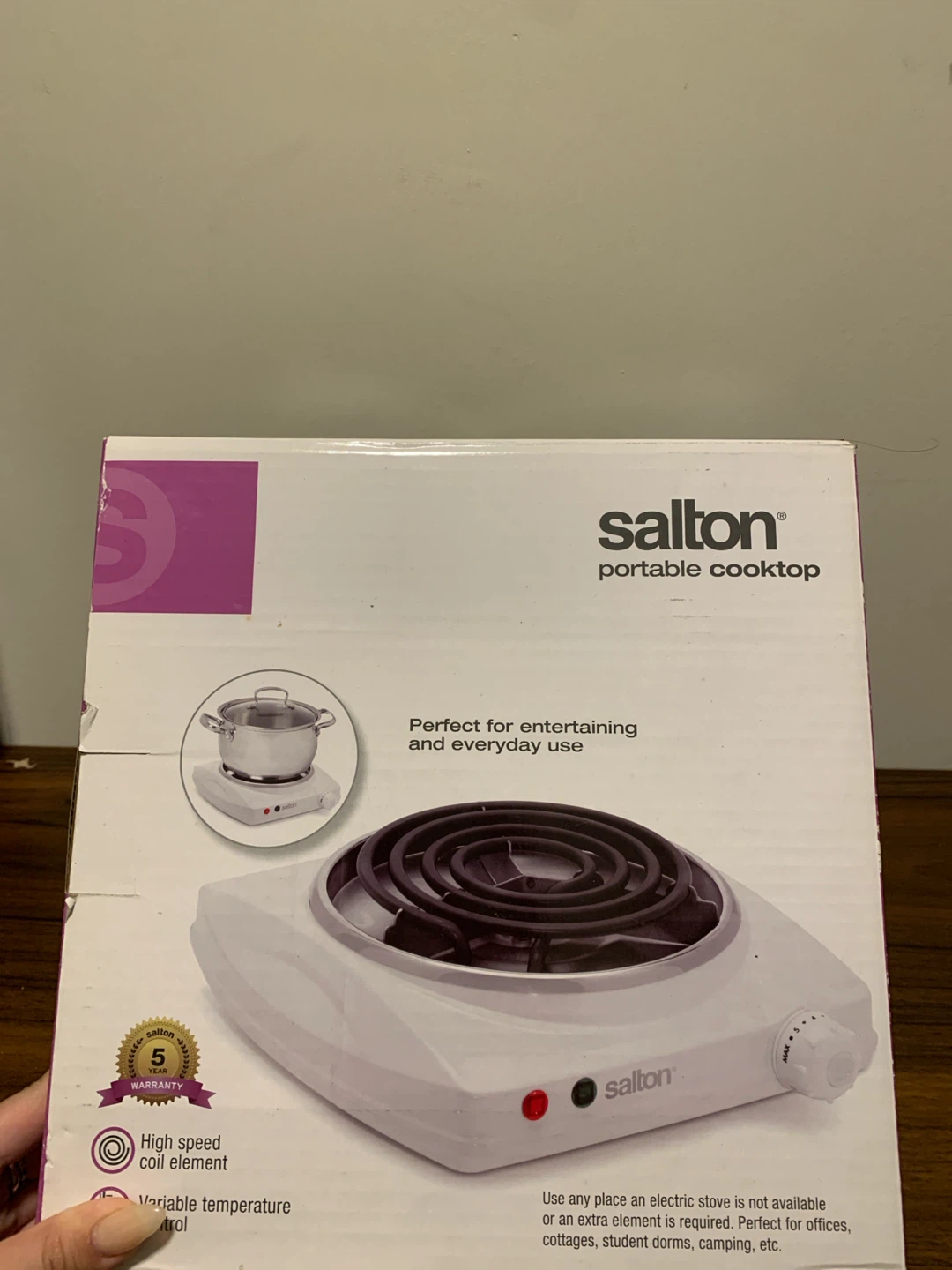 Salton Portable Cooktop