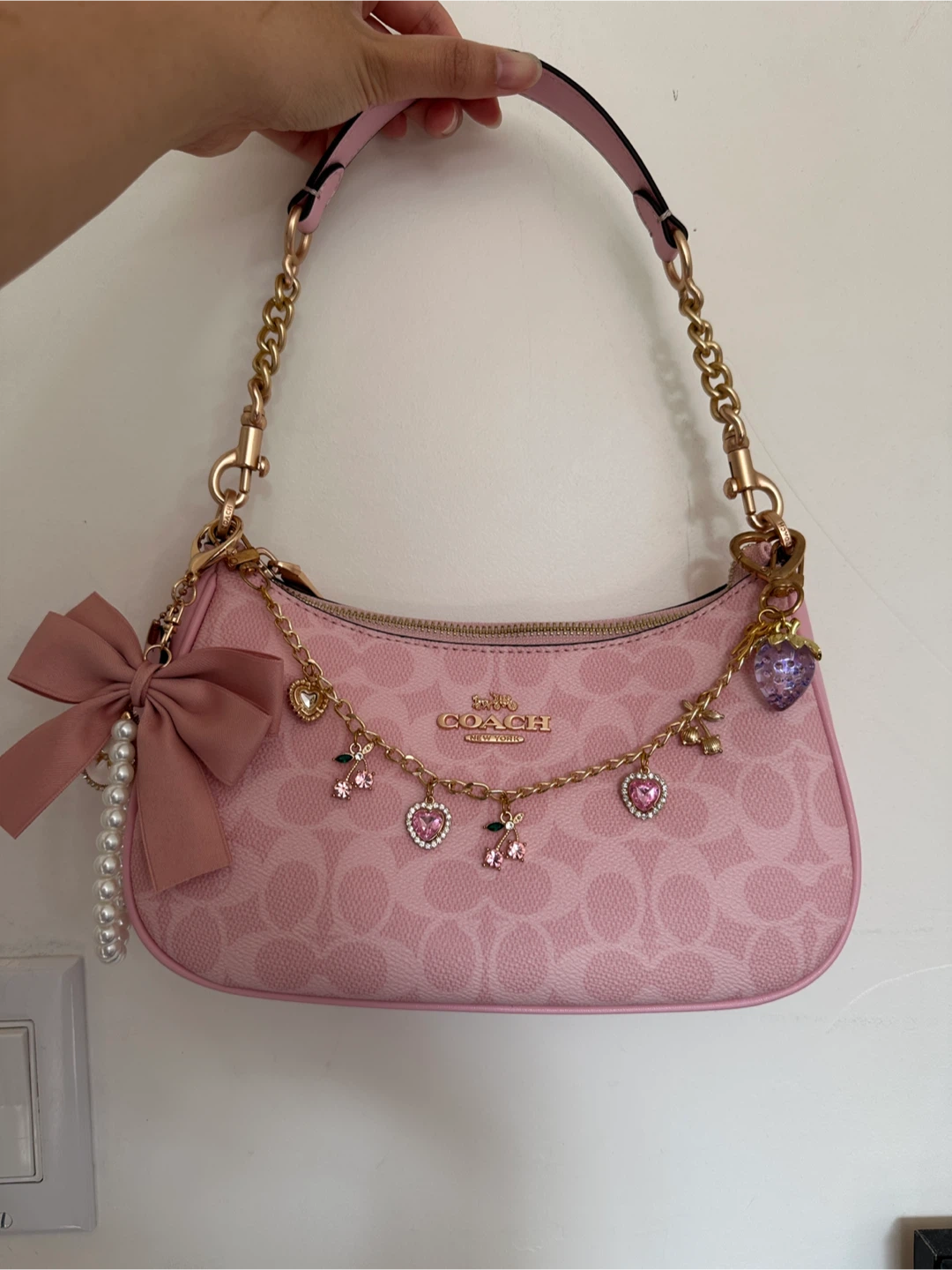 Coach Pink Teri Shoulder Bag