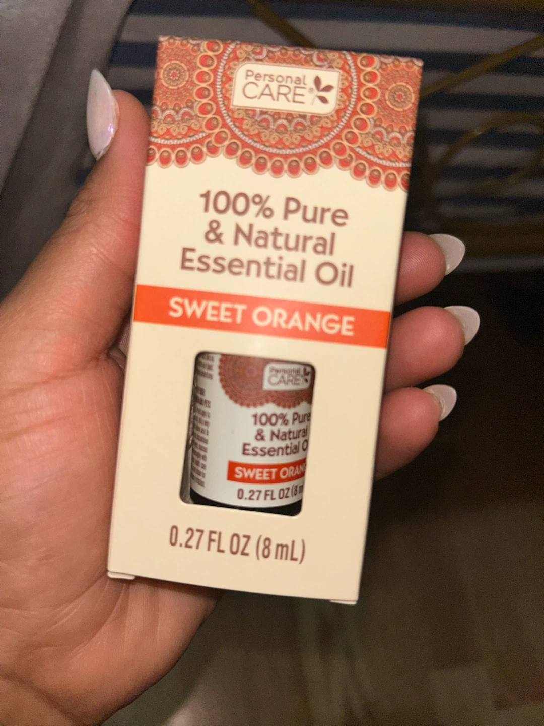 Personal Care Sweet Orange Essential Oil 0.27 FL OZ