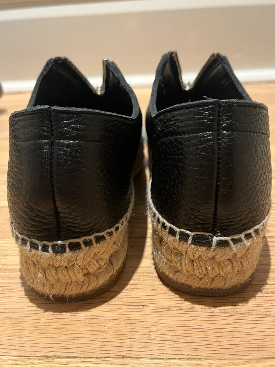 Black Leather Alexander Wang Flats with Zipper - photo 4