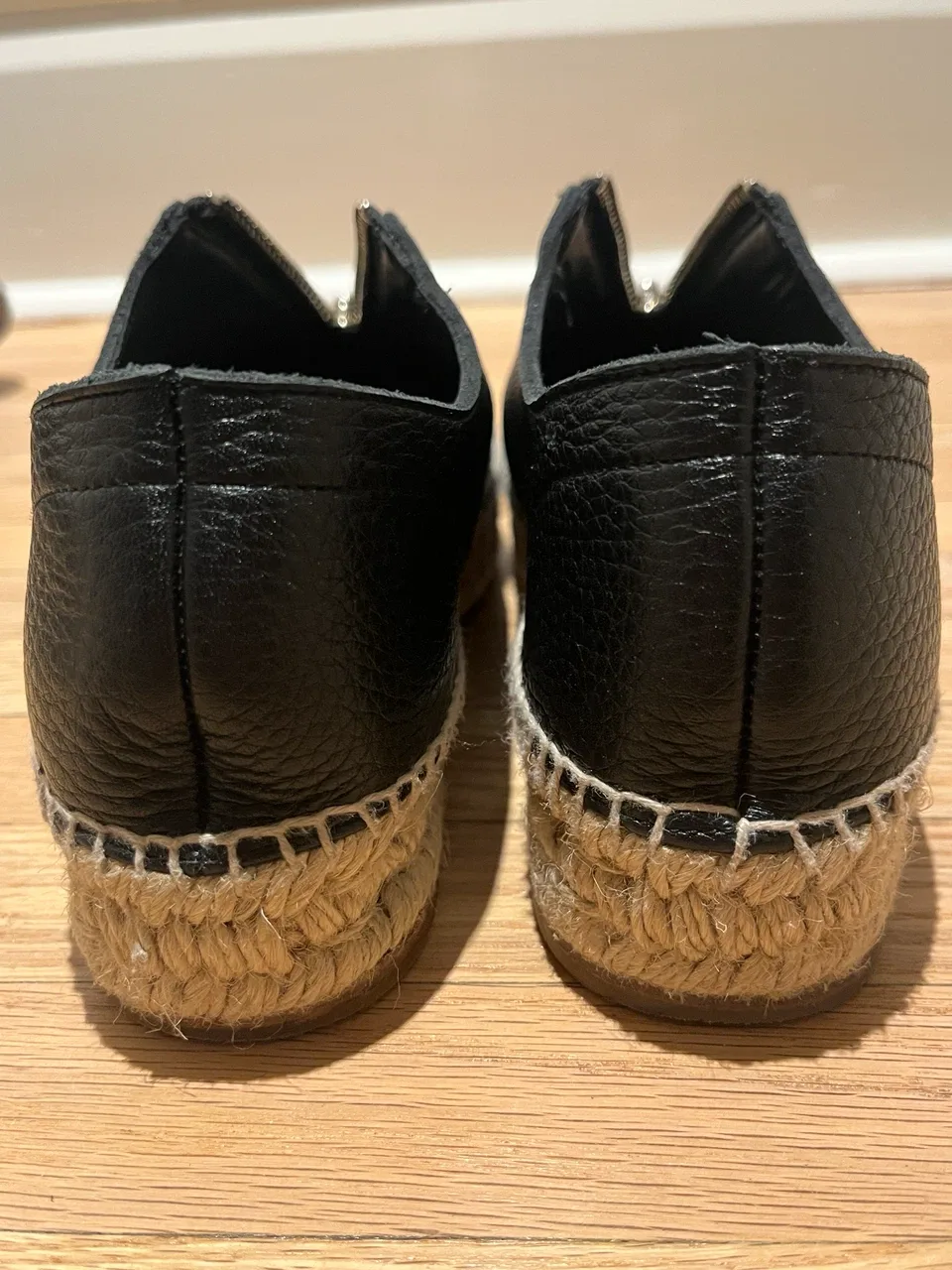 Black Leather Alexander Wang Flats with Zipper - photo 4