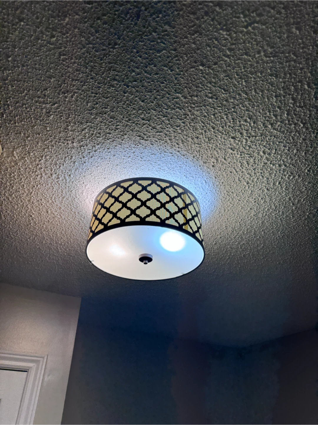 Drum Flush Mount Ceiling Light Fixture