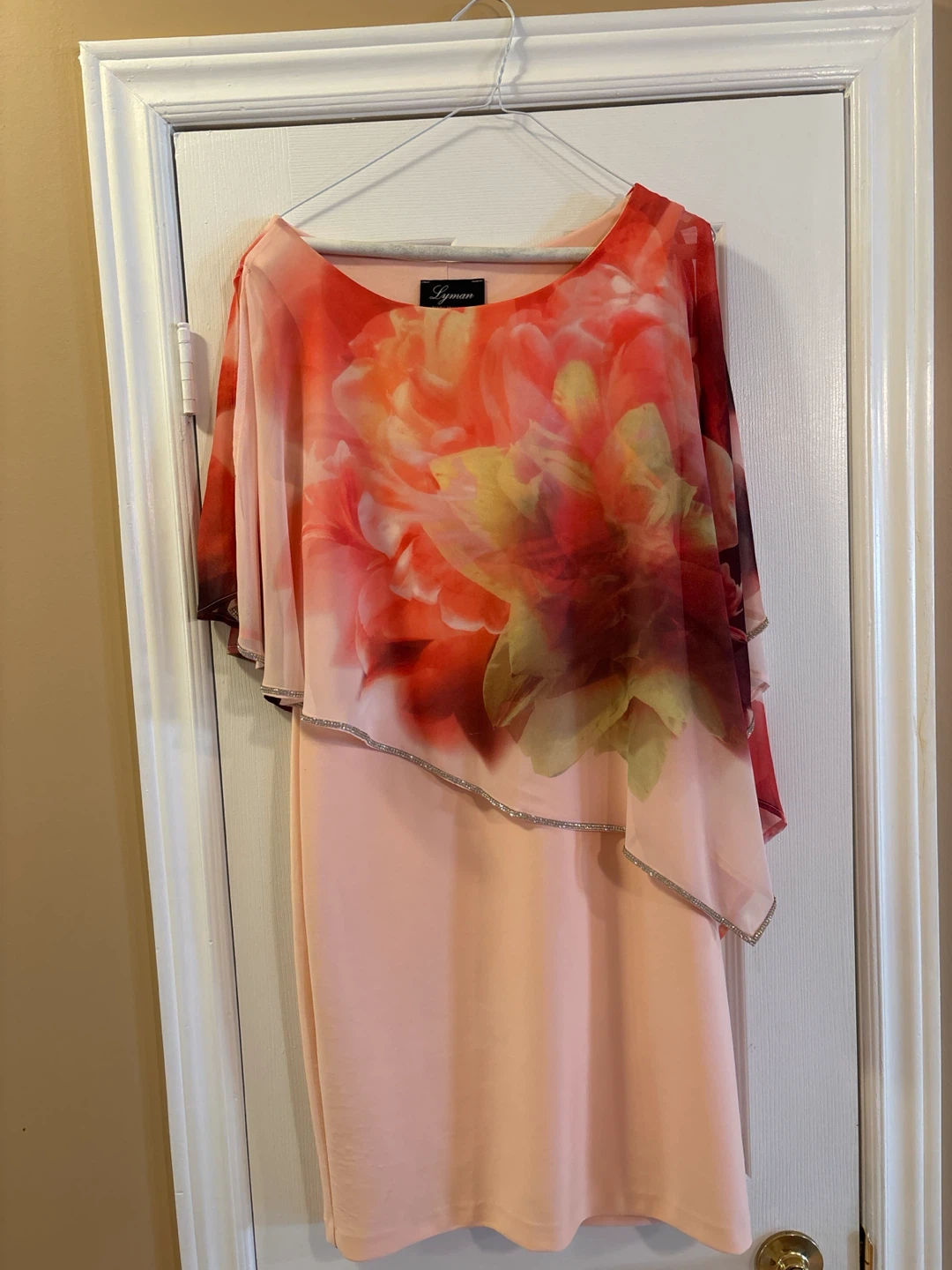 Lyman Floral Overlay Dress