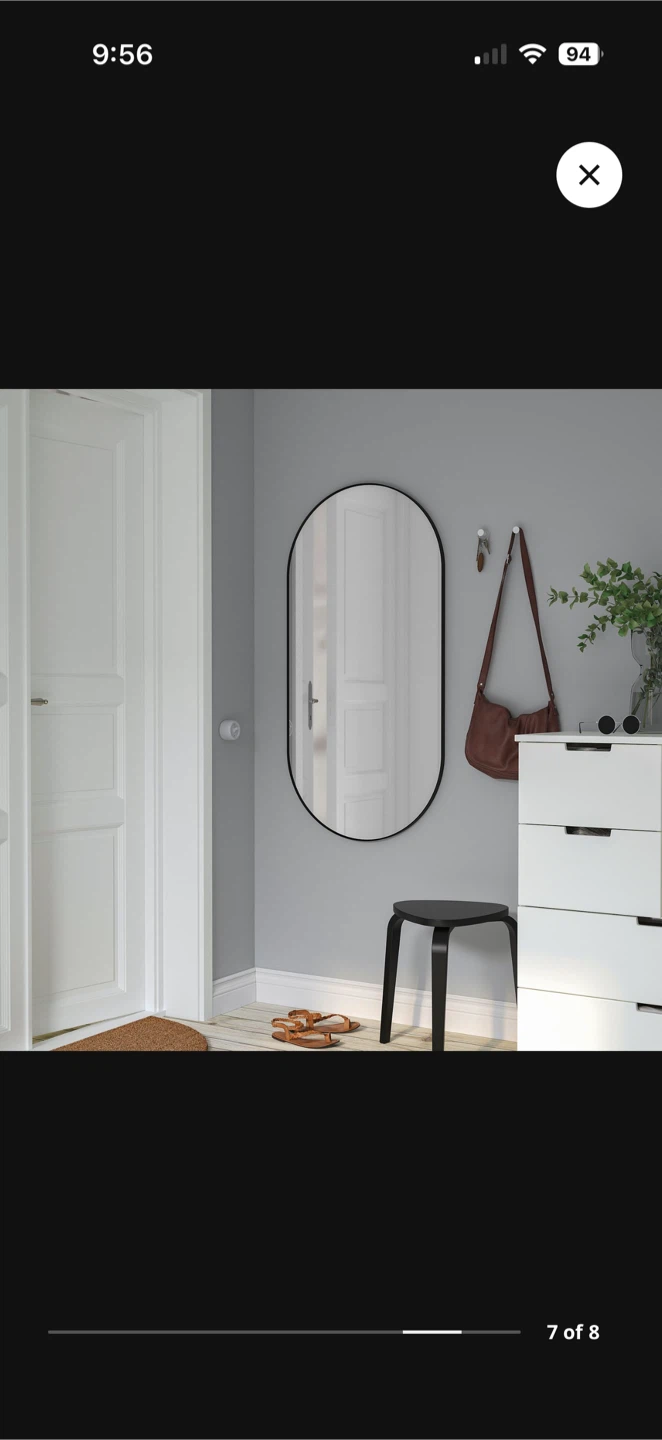 IKEA LINDbyn Mirror - Black - photo 4