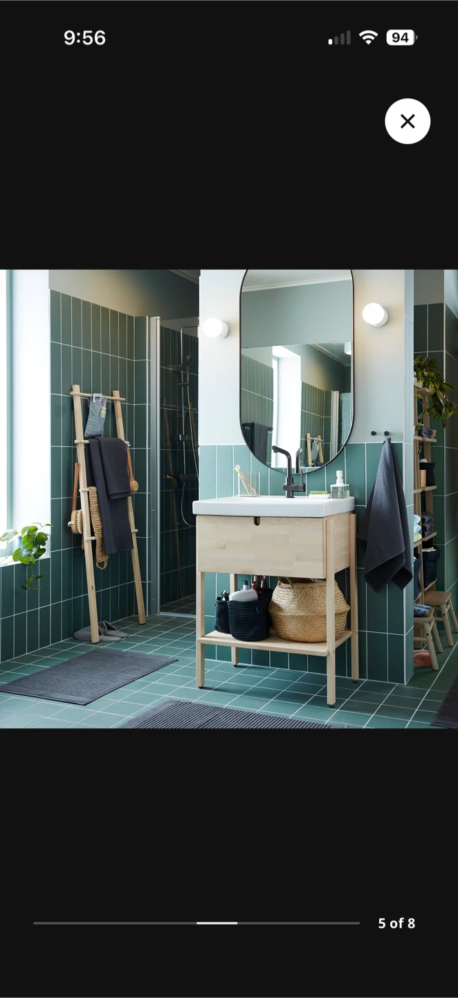 IKEA LINDbyn Mirror - Black - photo 5