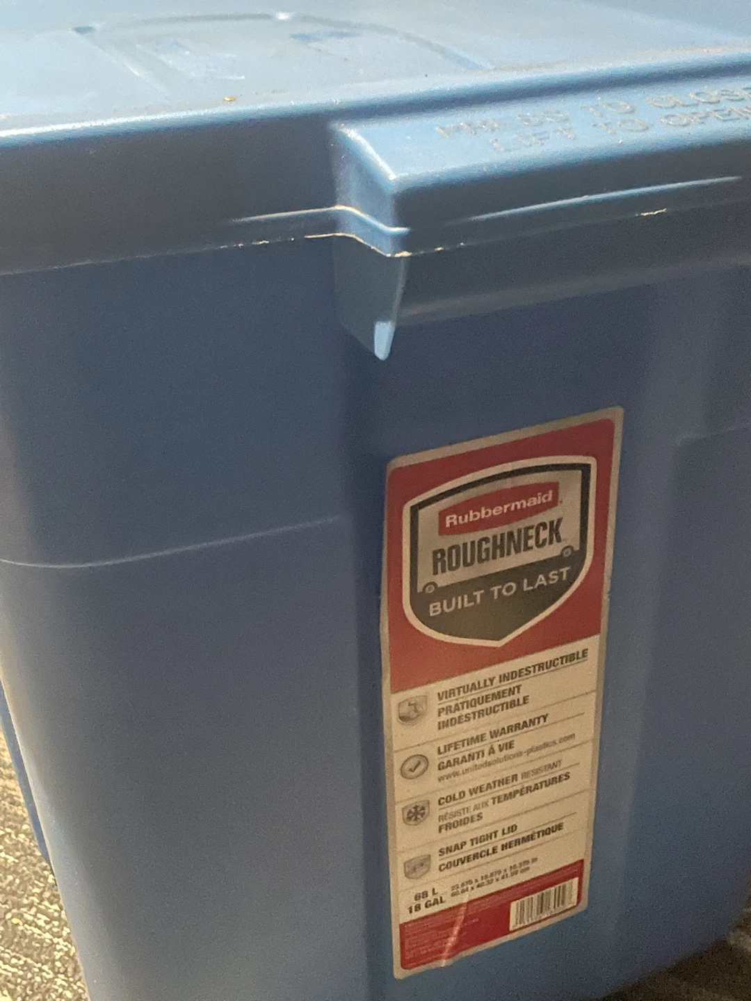 2 Storage Tote with Lid - 68 L - photo 2