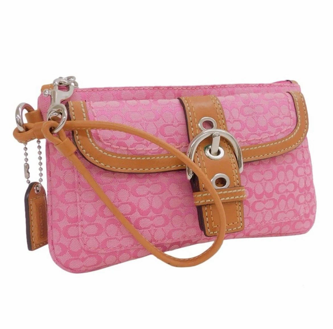 (Looking) Coach Pink wallet wristlet