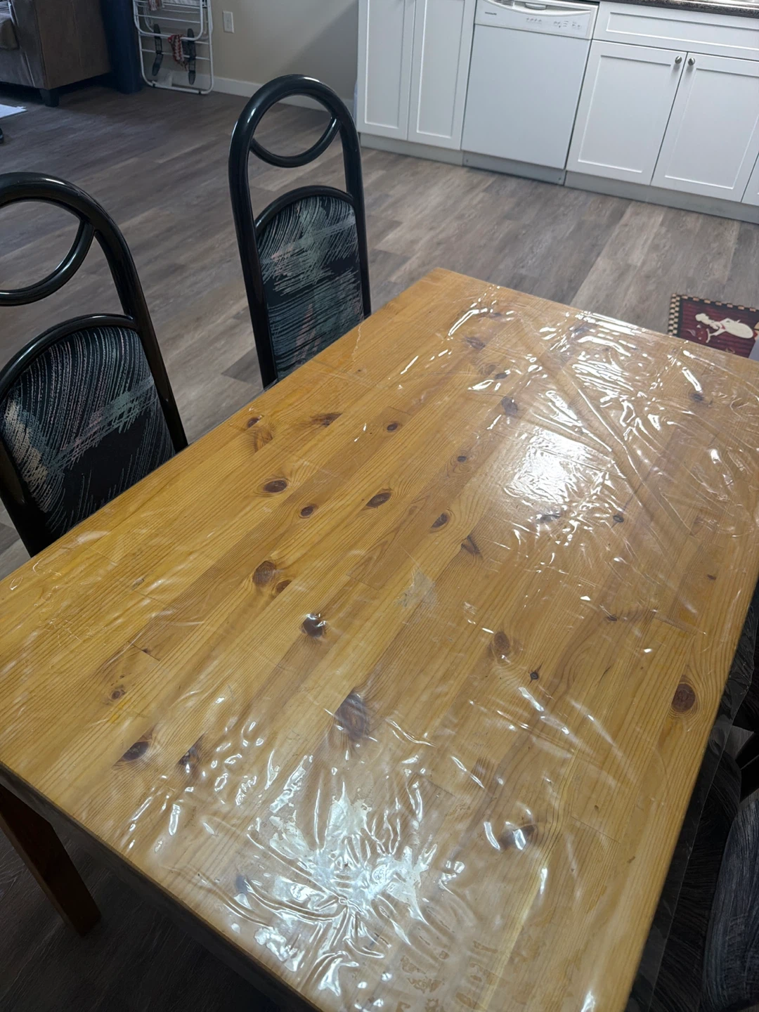 Wooden Dining Table with 4 Chairs - photo 3