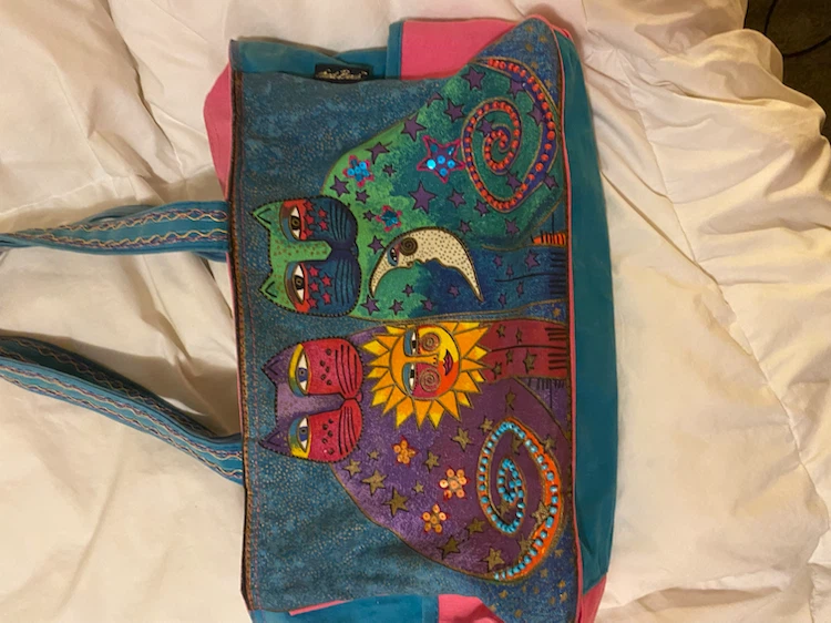 MINT Laurel Burch Cat Tote Bag - photo 2