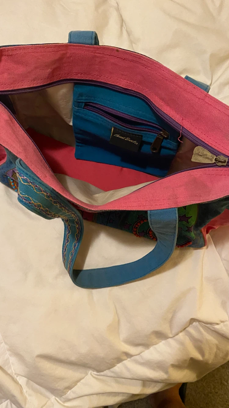 MINT Laurel Burch Cat Tote Bag - photo 4