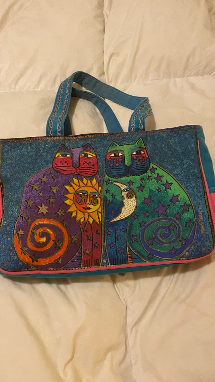 MINT Laurel Burch Cat Tote Bag - photo 5