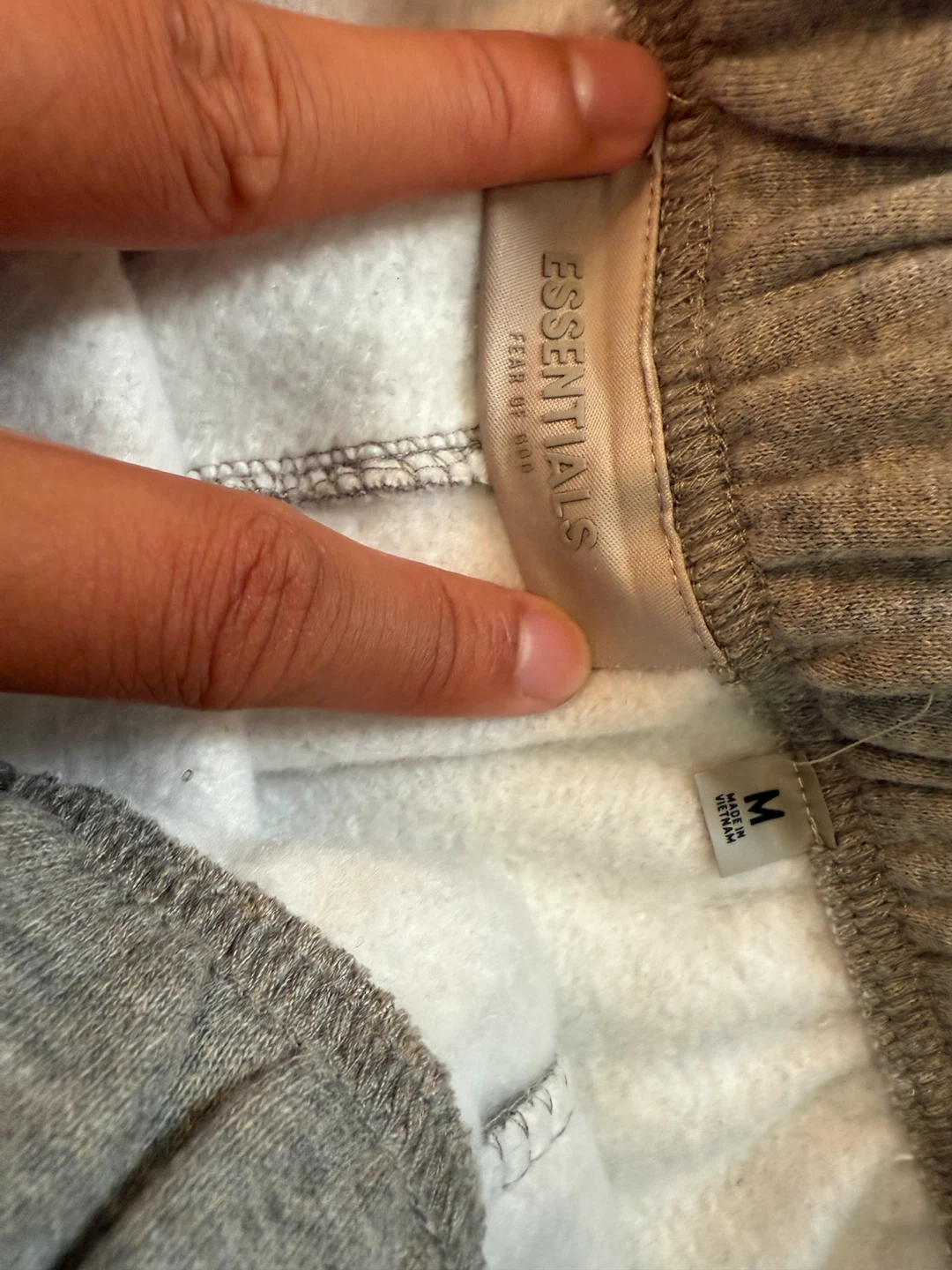 Fear of God Essentials Grey Sweat Shorts - Men's M and S - photo 5