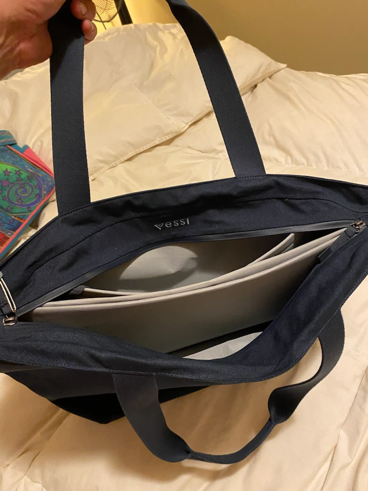 NEW NEVER USEDBVessi Waterproof Tote Bag - Navy - photo 5