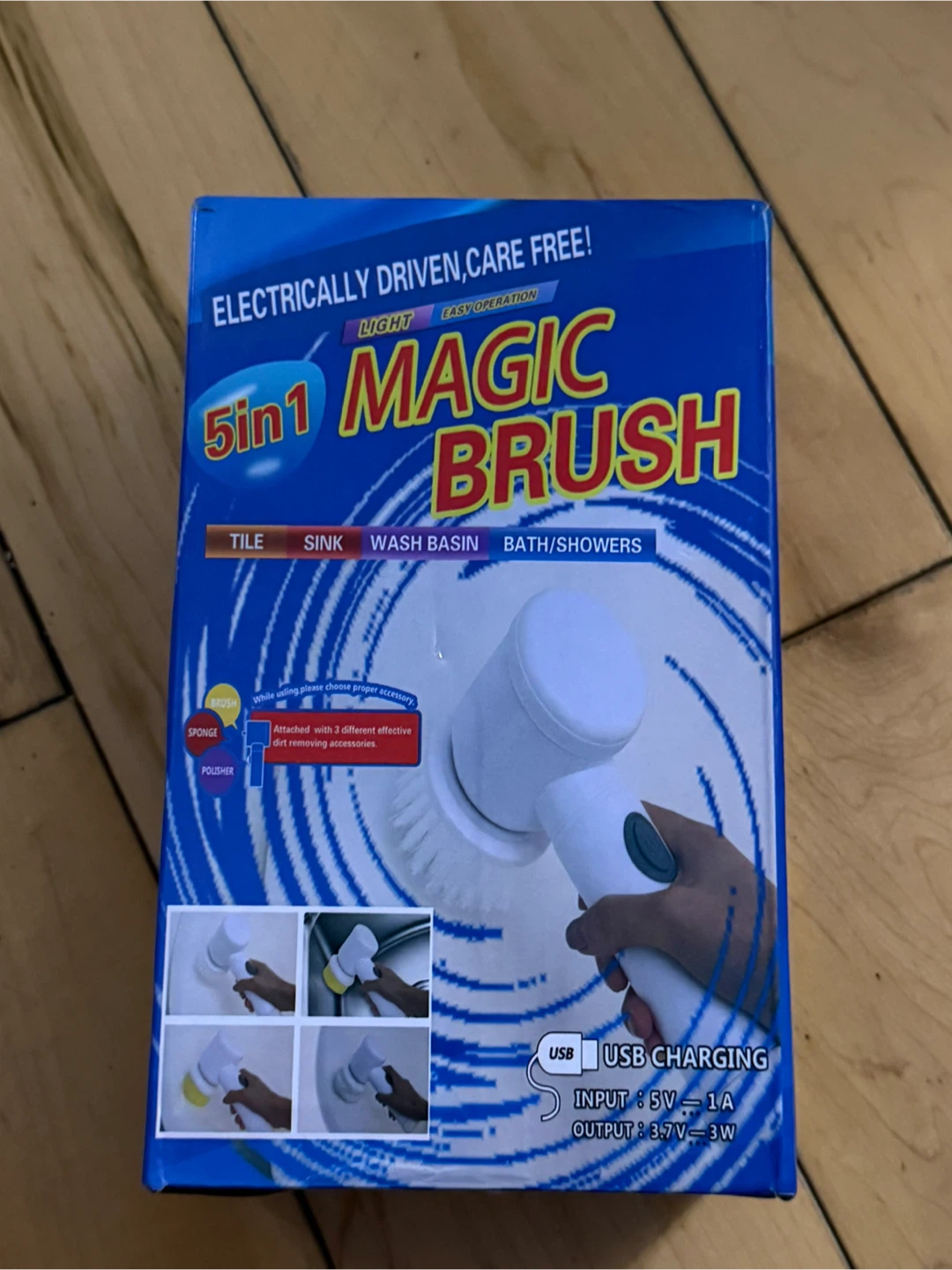 Brand new 5-in-1 Magic Brush Electric Cleaning Brush