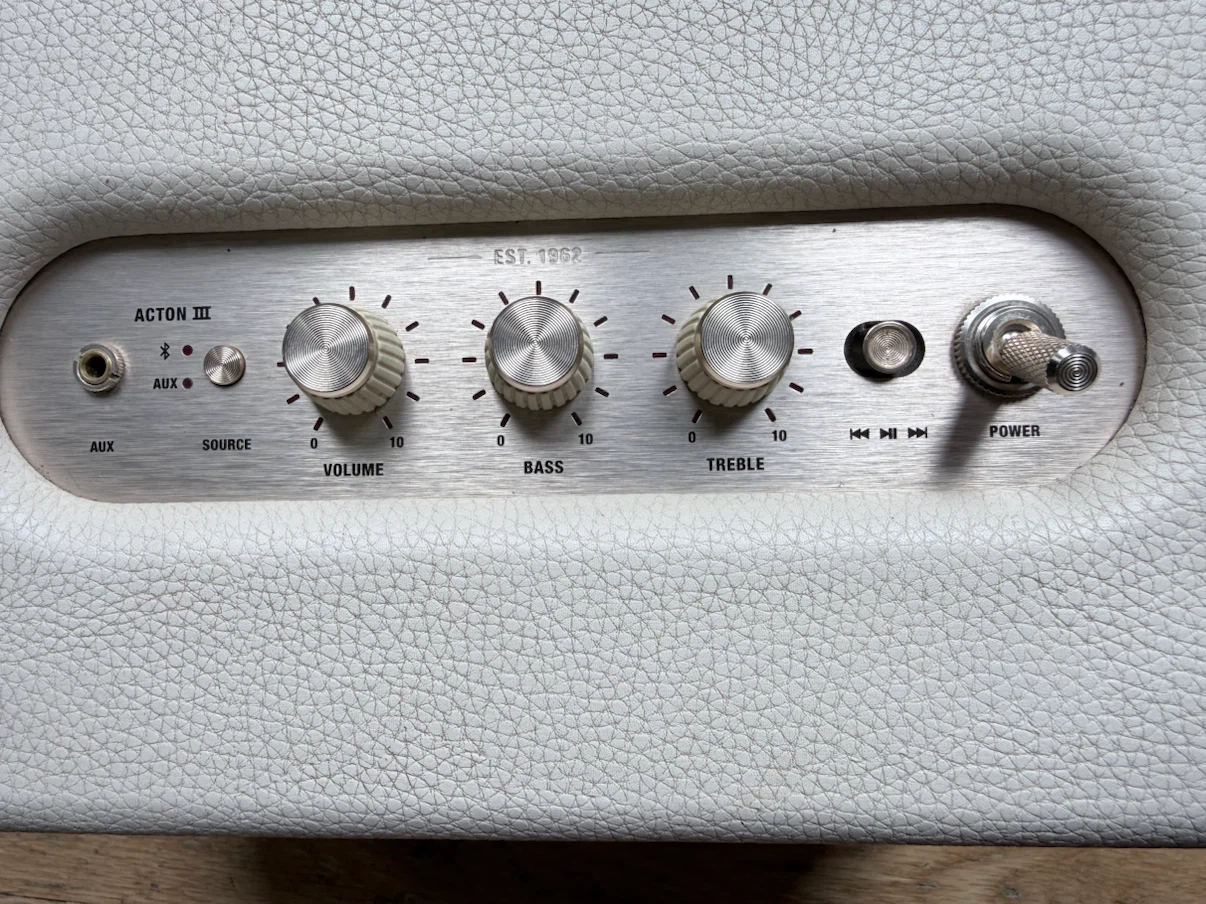 Marshall Acton III Bluetooth Speaker - Cream - photo 2