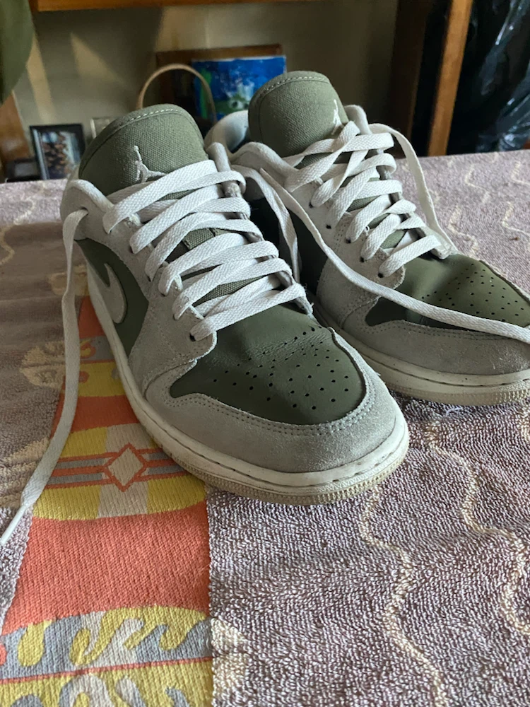 MINT Air Jordan 1 Low SE (Olive/Grey)