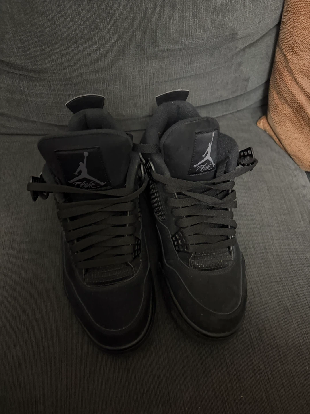 Air Jordan 4 'Black Cat' High-Top Sneakers - photo 2