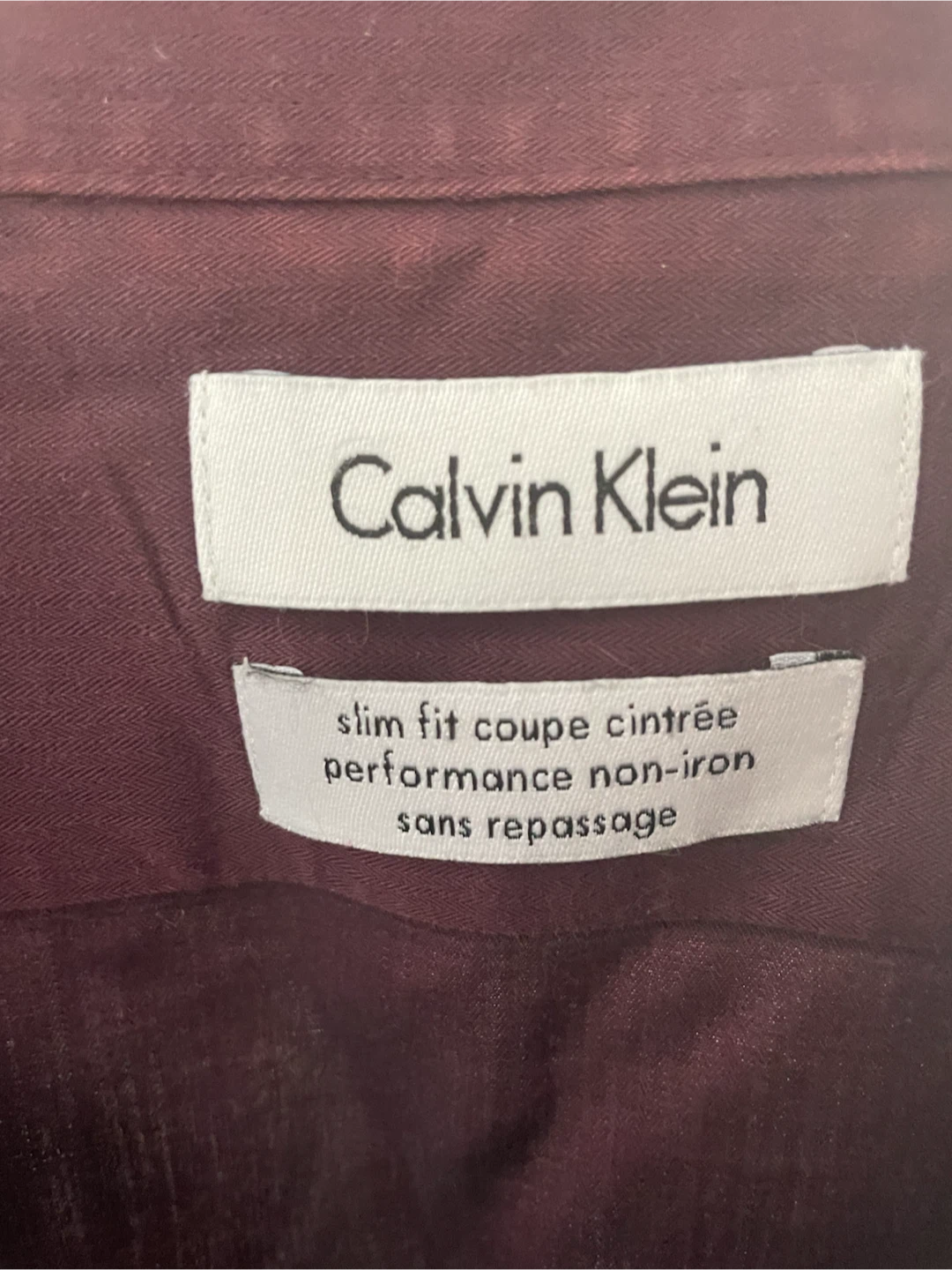 OBO! Two Calvin Klein shirts- Like new- Need ironing - photo 5